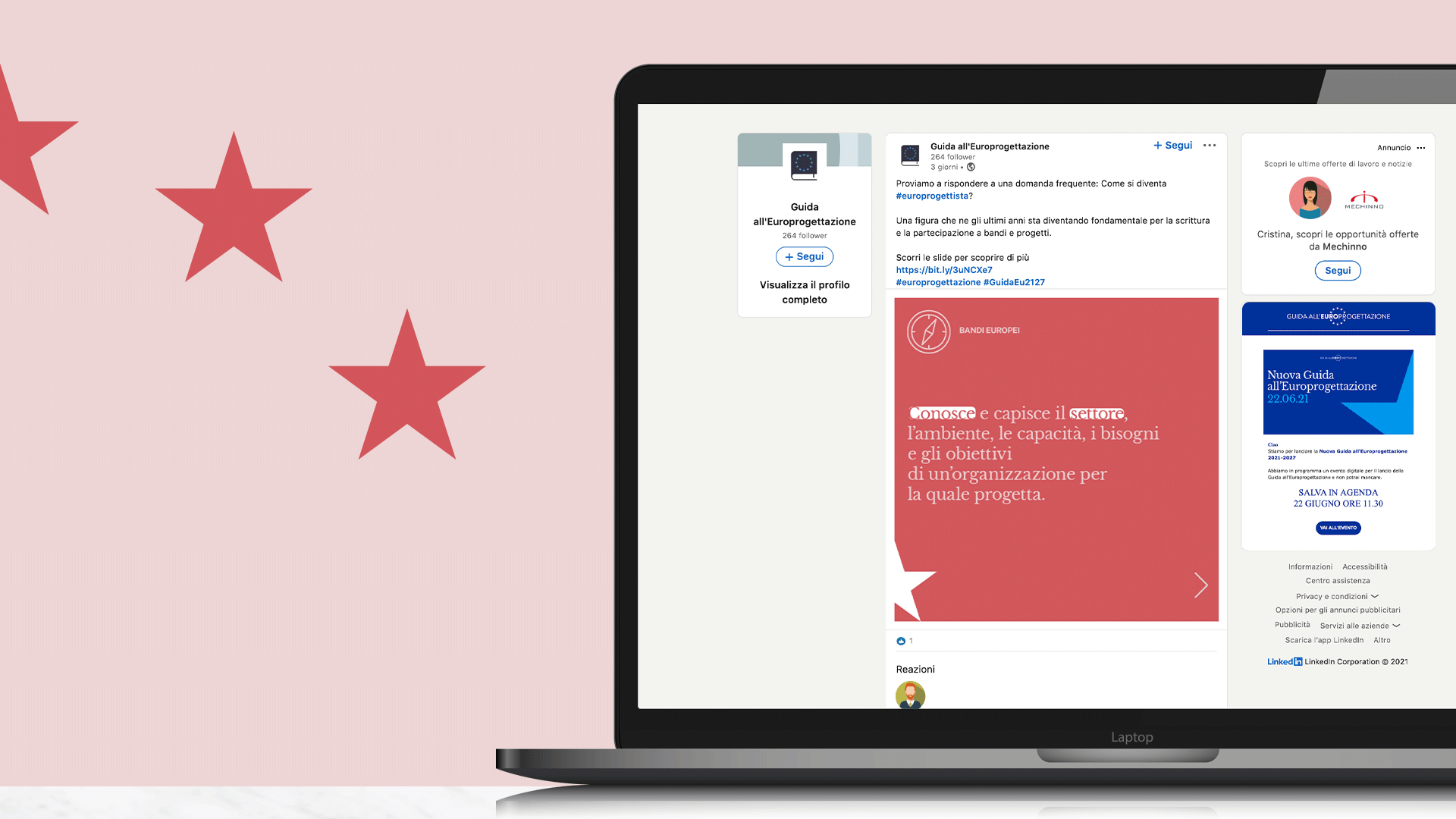 Guida all'Europrogettazione - social touchpoint