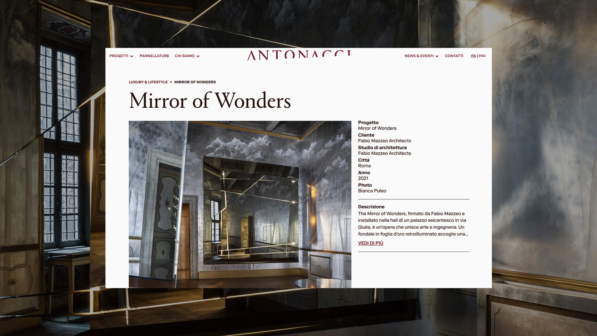 Antonacci Falegnamerie, Dynamic brand by Cappelli Identity Design